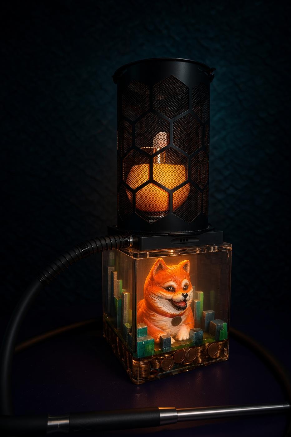 Эксклюзивная колба Gold Shiba — кальян Cloud 9